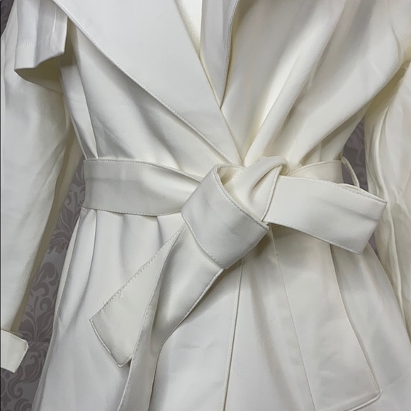 Cream White Trench Coat - Picture 3 of 8